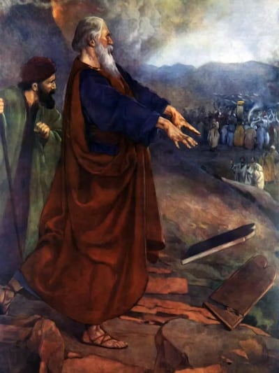 "Worship of the Calf" is by W. C. Simmonds.