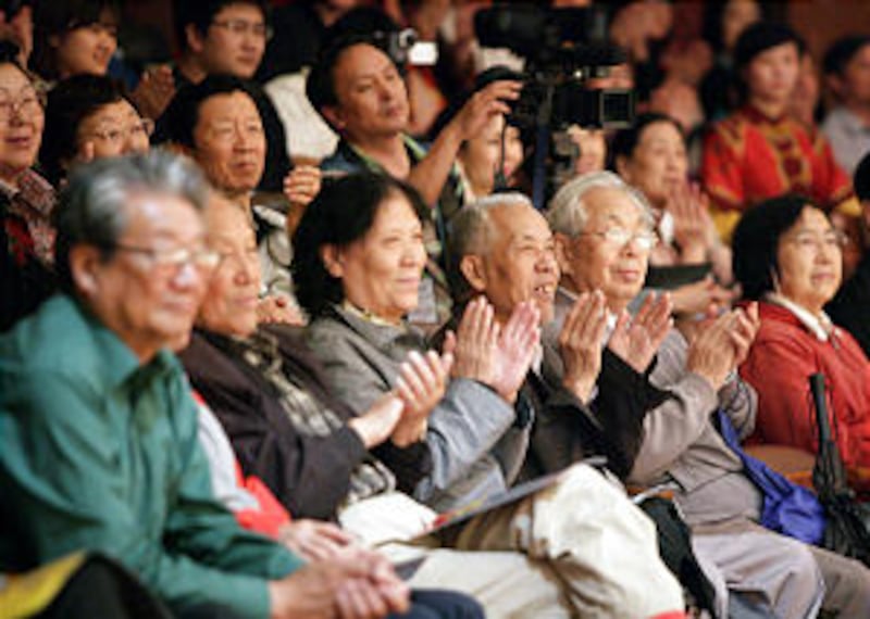 During their China/Mongolia tour in May 2007, BYU-Hawaii Concert Choir perform before sold out crowd