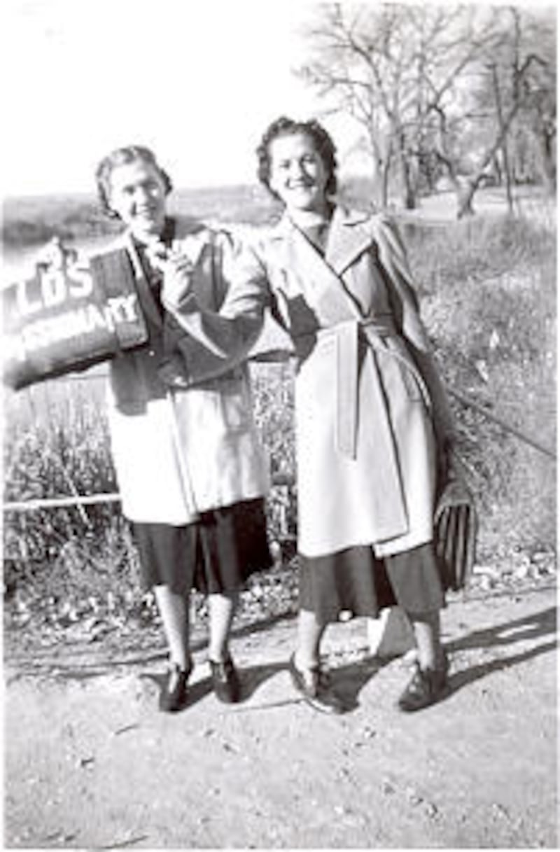Sister Arlette Hart, left and Sister Irene Eldridge, right.