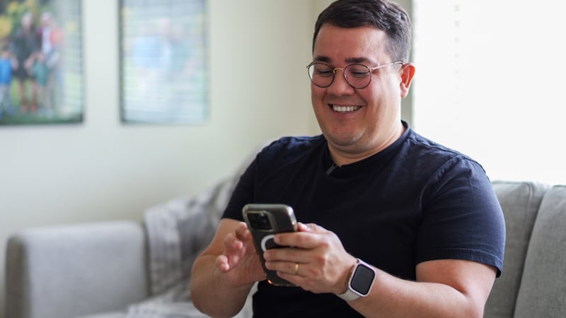 Mateus Rangel messages ward members in Provo, Utah, on Tuesday, June 9, 2026, to share which new hymns they will sing during their Sunday service.