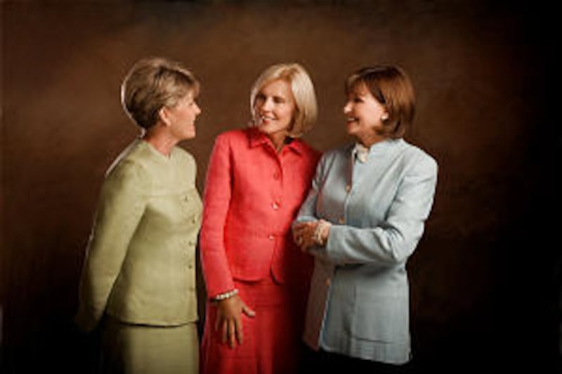 Young Women General Presidency: (L to R) First Counselor Mary Cook, President Elaine Dalton and Seco