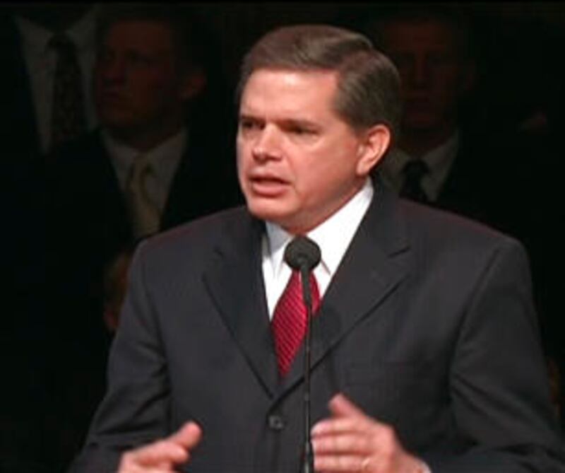 David L. Beck, Young Men general president, encourages local leaders to be examples of true priestho