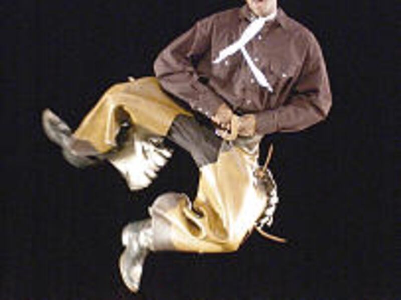 Member of BYU's International Folk Dance Ensemble dances as part of effort to promote international