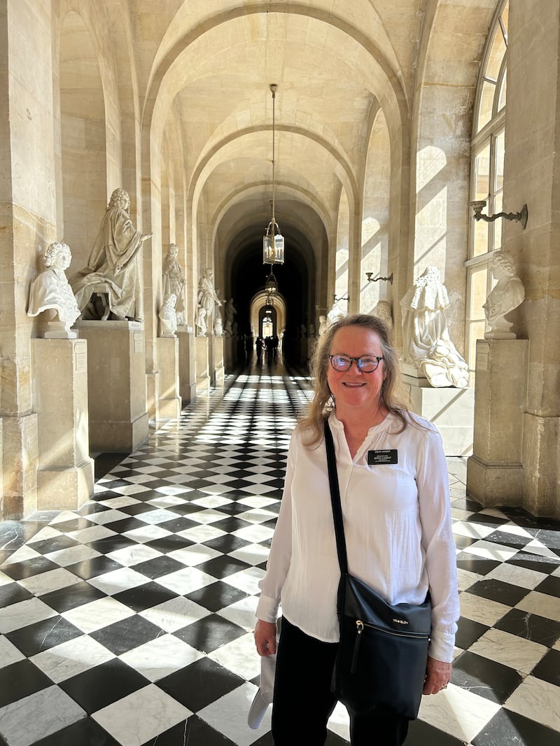 Delys Snyder visits sites in Paris, France, while on a mission with her husband, Phil Snyder, from 2024-2025.