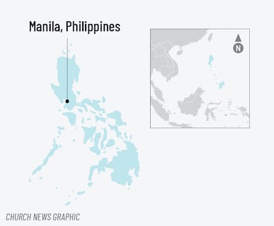 Locator map of Manila, Philippines