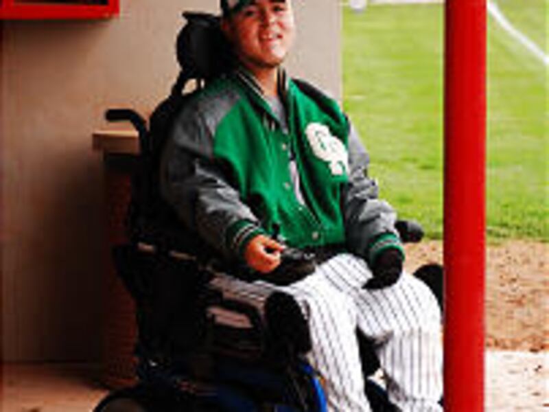 Although unable to walk, Conner Newland became active in sports through managing and coaching his sc