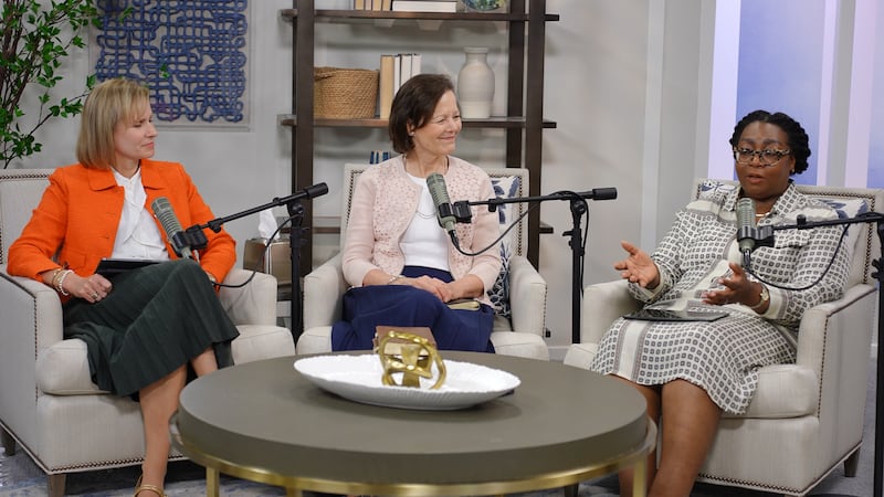 President Susan H. Porter, Sister Amy A. Wright and Sister Tracy Y. Browning speak to the Church News on Thursday, July 2, 2026.