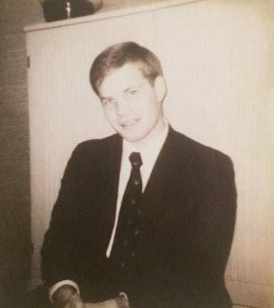 Young Elder Dale G. Renlund on his mission in Sweden from 1972-1974.