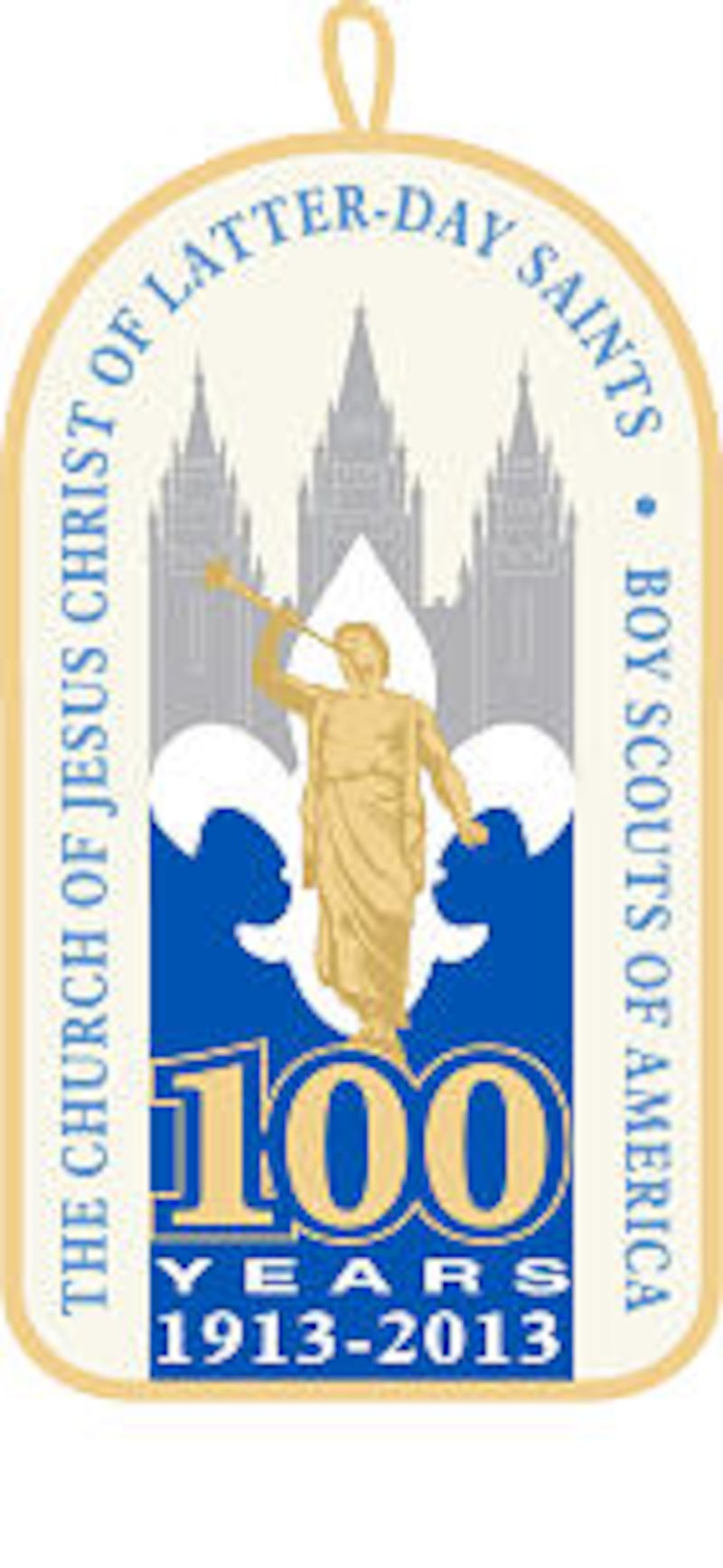 Official patch commemorating 100 years of Scouting in the Church can be worn by all Scouts and their