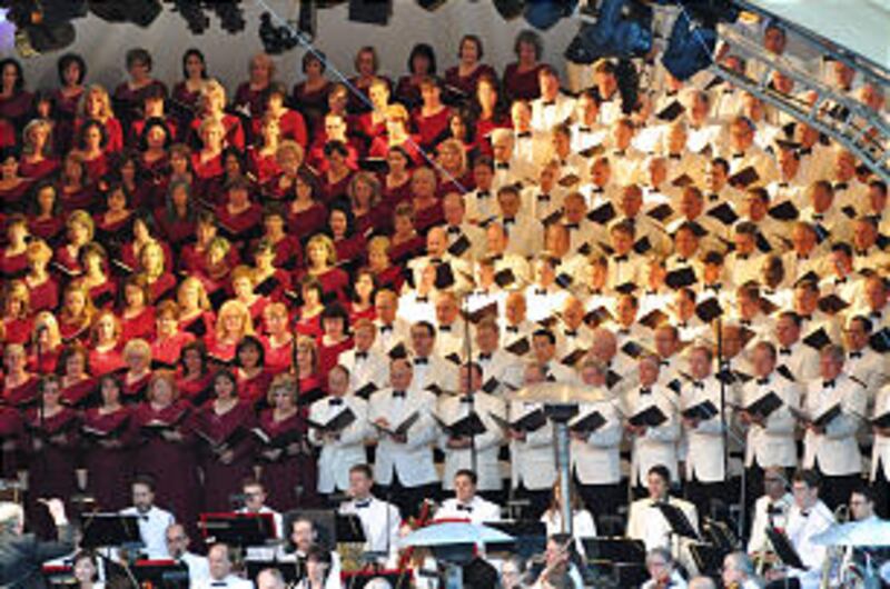 The Mormon Tabernacle Choir performed before at Deer Valley Music Festival. This is the 9th annual s