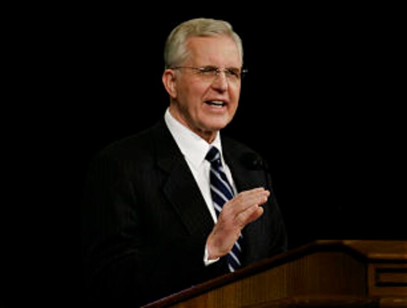 Elder D. Todd Christofferson of the Quorum of the Twelve speaks at CES broadcast held in the Marriot