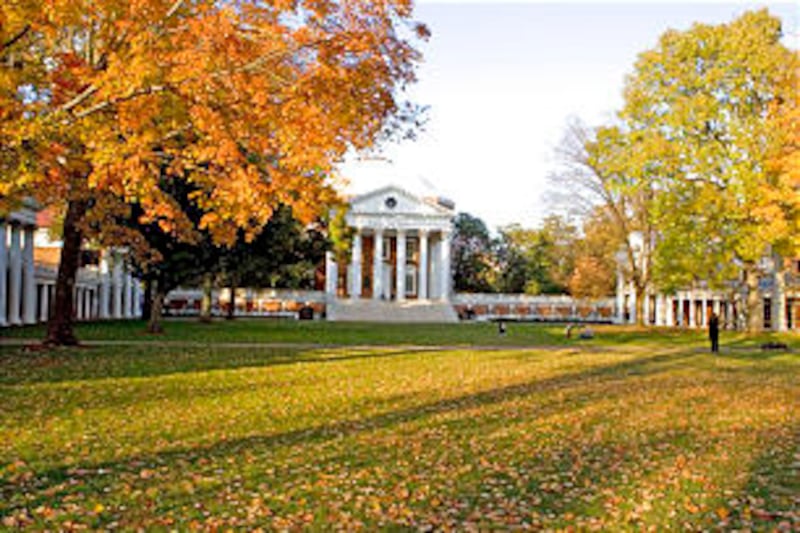 The University of Virginia's Rotunda reflects its historic conception by Thomas Jefferson. The schoo
