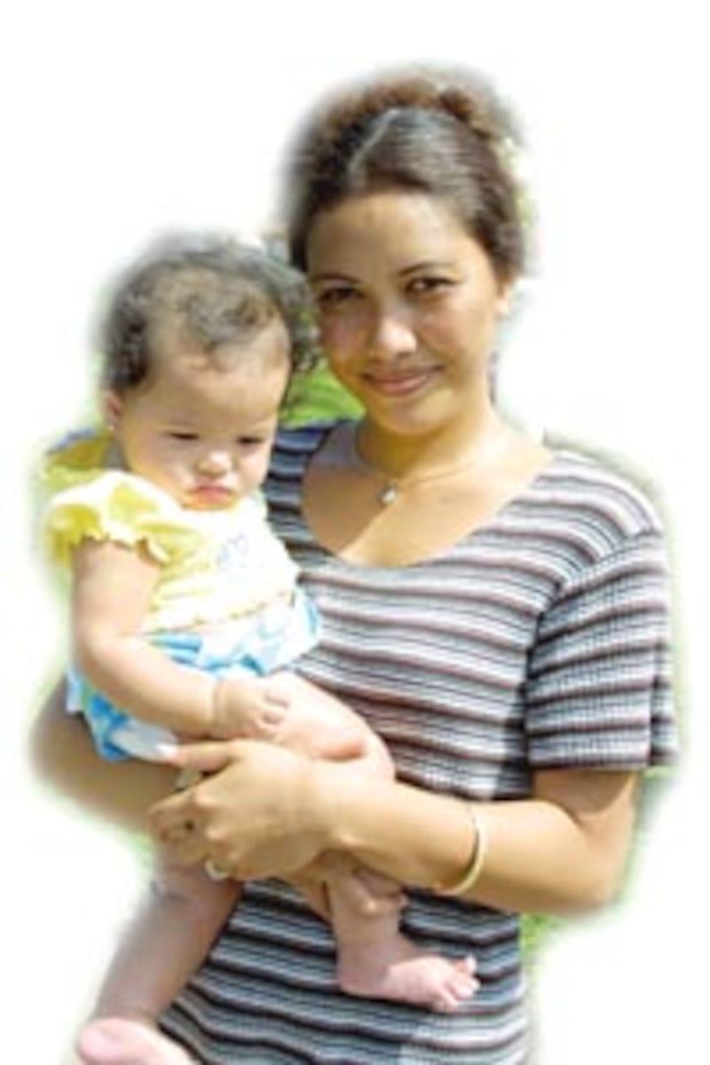 Laie is home to 5,500, including Gilda Pescaia and 5-month-old daughter, Ralihere.