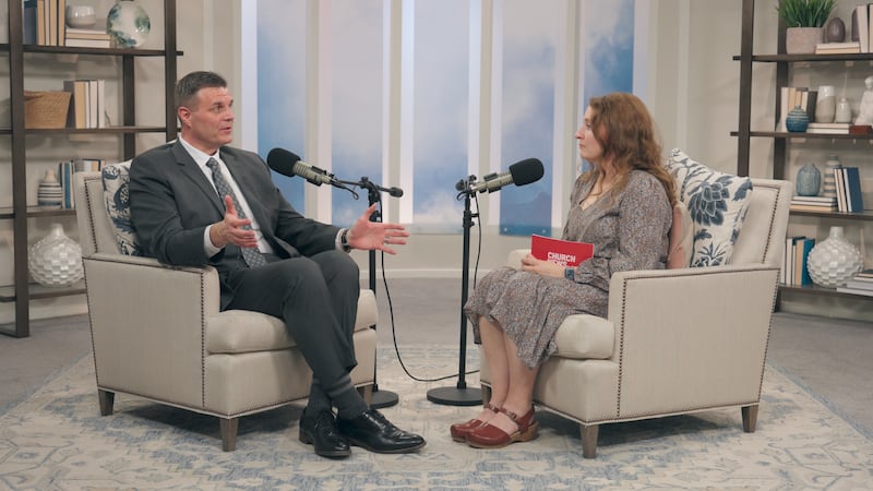 Blaine Maxfield speaks with Mary Richards on the Church News podcast episode released Tuesday, April 28, 2026.