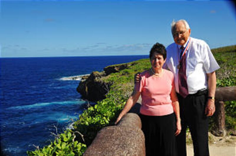 Elder L. Tom Perry of the Quorum of the Twelve and his wife, Sister Barbara Perry, visited the islan
