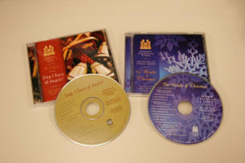 Christmas products at the Distribution Center include "Sing, Choirs of Angels!" and "The Wonder of C