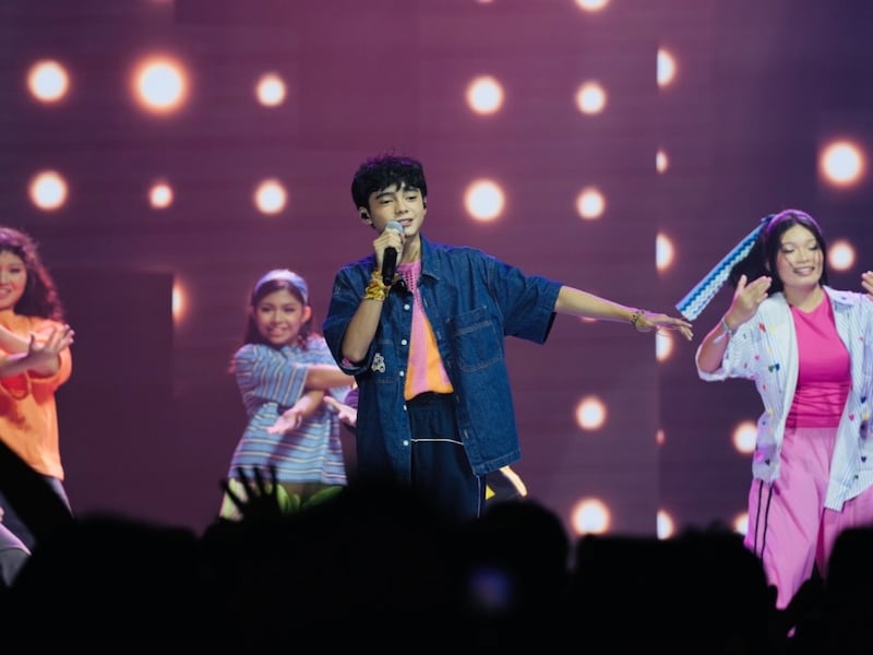 Nevin Garceniego performs during the “Walk With Me: The 2026 Youth Concert” at Limketkai Center in Cagayan de Oro City, Philippines, Sept. 19, 2026.
