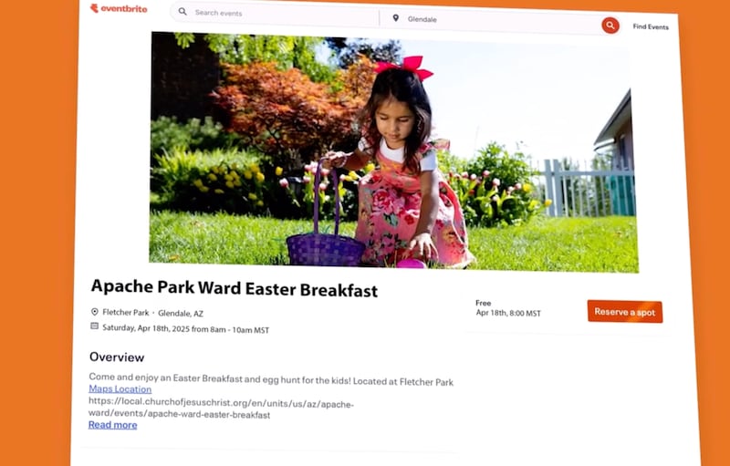 Activity Sharing lets members invite friends to ward activities and Sunday worship services and helps people searching online for local events find them and RSVP.