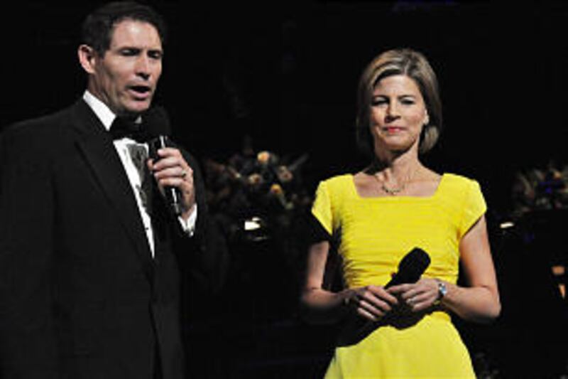 Steve Young and Jane Clayson Johnson were co-hosts at the gala event.