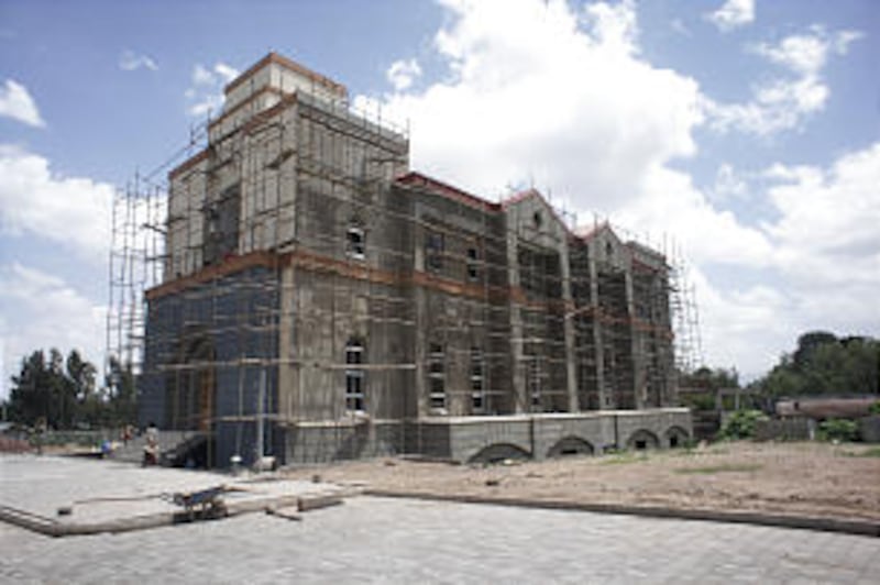 A new Latter-day Saint meetinghouse in Debre Zeit, Ethiopia, a city with some 104,215 residents will