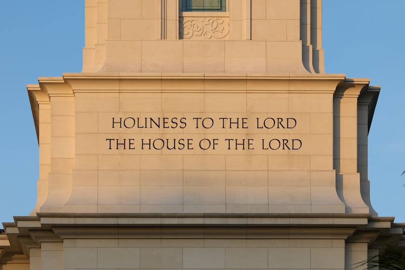 The exterior of the Davao Philippines Temple.