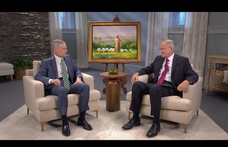 Elder David A. Bednar and Elder Patrick Kearon speak in a video titled, “The Sabbath and Sacrament Meeting,” designed to be watched in wards and branches on Sunday, Sept. 6, 2026.