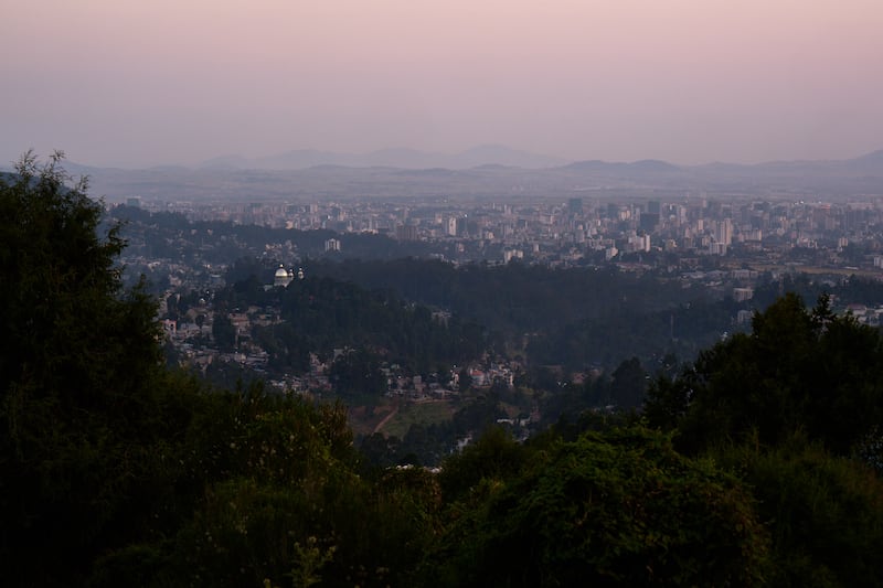 Addis Ababa, Ethiopia, is pictured on Oct. 30, 2025.