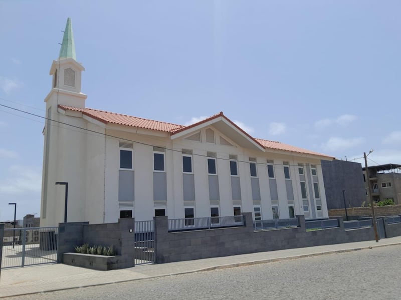 The Eugenio Lima Chapel in Praia, Cape Verde.