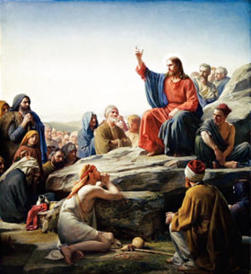 Carl Bloch's "Sermon on the Mount," 1877, The Museum of National History at Frederiksborg Castle; Hi
