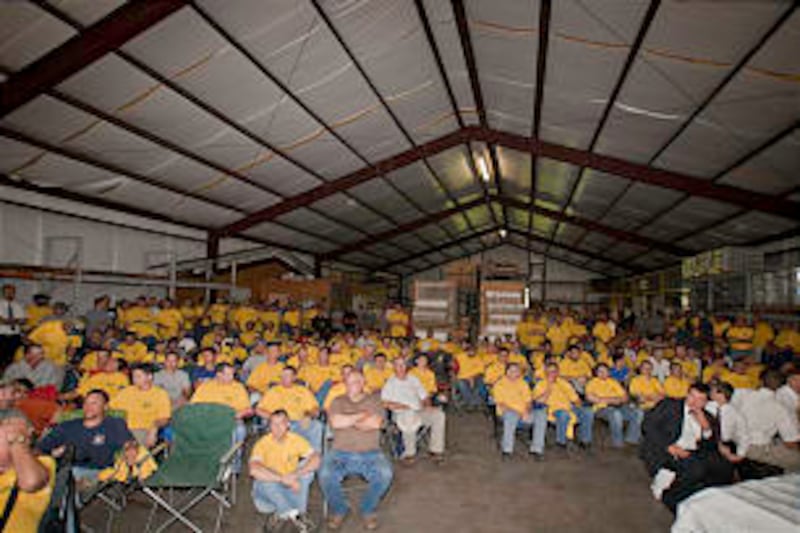 More than 550 Church members from the Rogers Arkansas and Springfield Missouri stakes gather for Sun