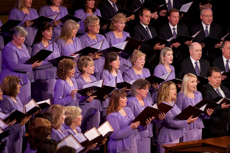 The Tabernacle Choir at Temple Square. The choir announced the choir’s name change on Oct. 5, 2018.