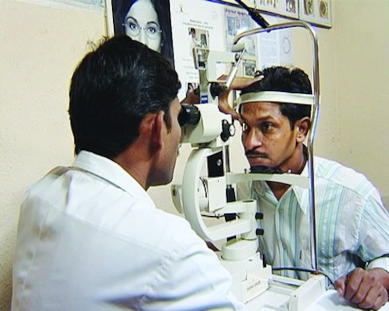 Shivudo received a free eye examination that changed his life. With just one year of training, his