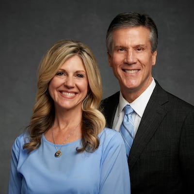 Sister Theresa A. Collins, left, second counselor in the Primary general presidency effective Aug. 1, 2026, and her husband, Brother Richard E. Collins.