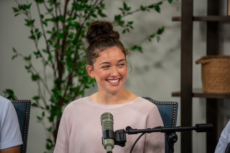 Alexandra Cazier joins the Church News podcast episode released Tuesday, Oct. 13, 2026.