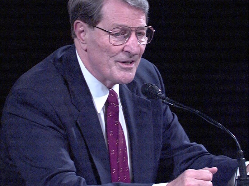 Elder Neal A. Maxwell is photographed.