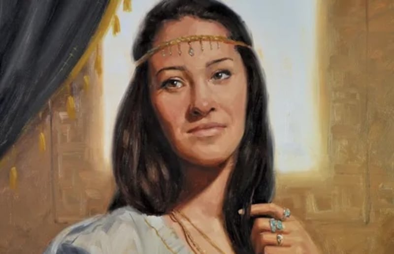This illustration of the Shunammite woman is by Michael Parker.