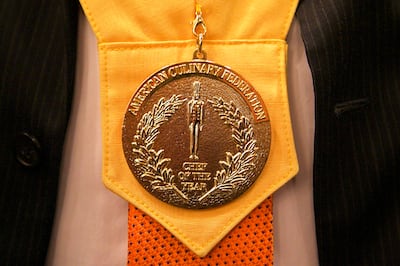 National Chef of the Year medal hangs around the neck of Latter-day Saint Todd Leonard.