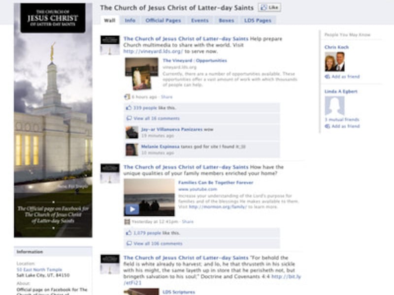The official Facebook page for The Church of Jesus Christ of Latter-day Saints.