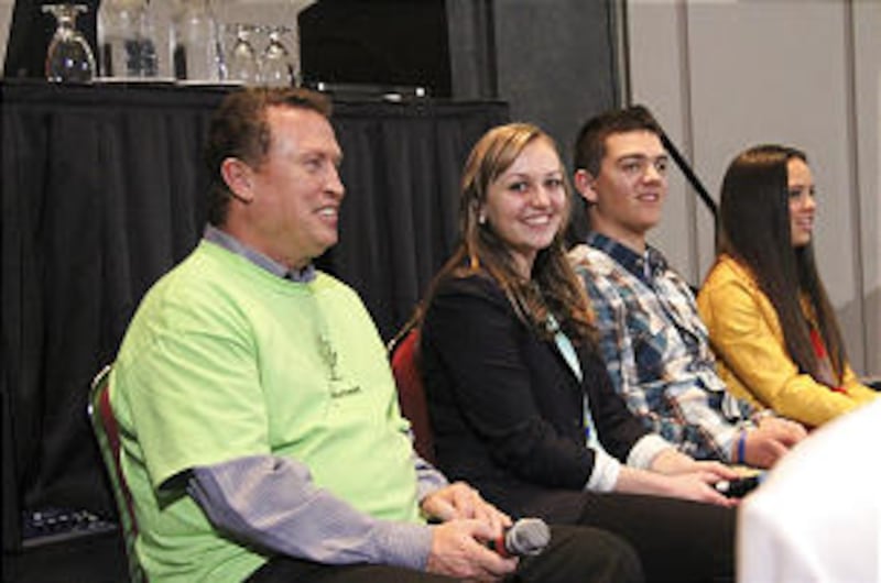 From left: Randy Lefler, then president of the Lehi Utah South Stake and member of the Lehi 16th war