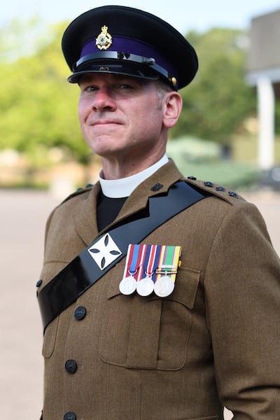 Chaplain Capt. Jonathan Bleakley became one of the first two Latter-day Saint chaplains in the British Army when he completed training at the Royal Military Academy Sandhurst in Berkshire, England, on July 18, 2026.
