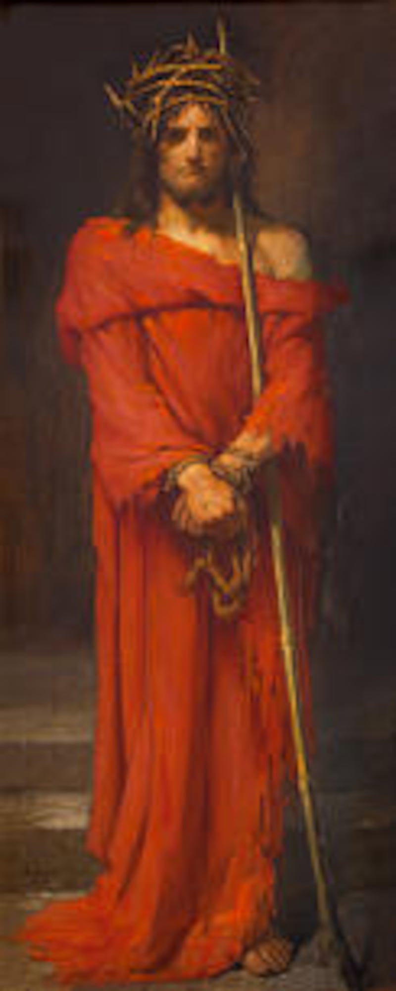 Frans Schwartz "Christ in Red Robe."