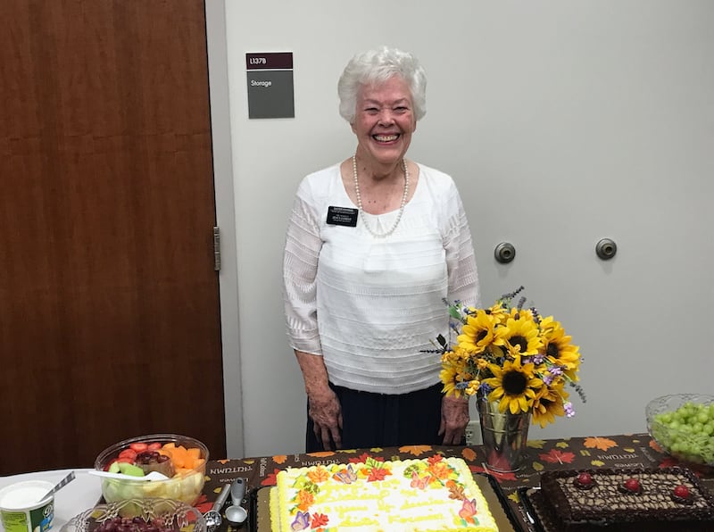 Sister Joyce Forman is a service missionary in the Church History Department’s Acquisition and Receiving Center.