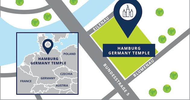 Location announced for Hamburg Germany Temple