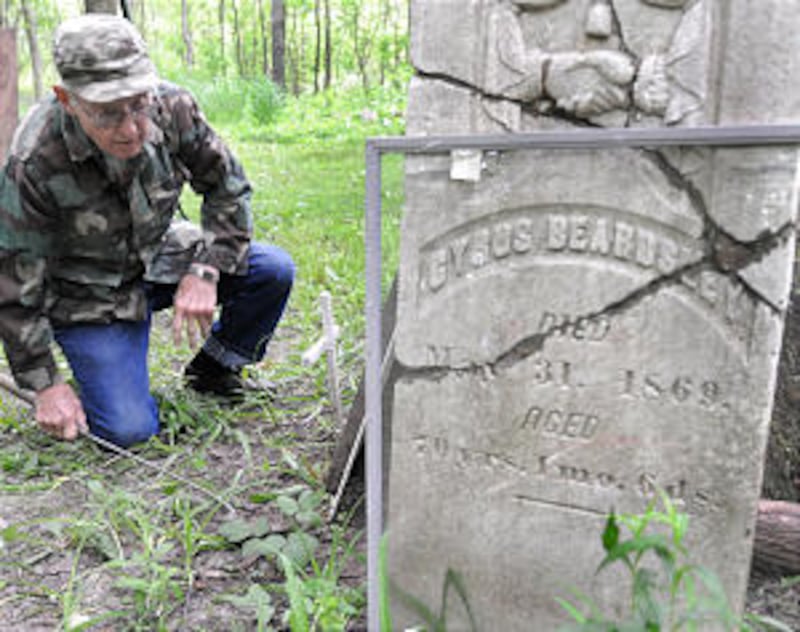 The Union Burial Society Cemetery in Frankfort, Ill.