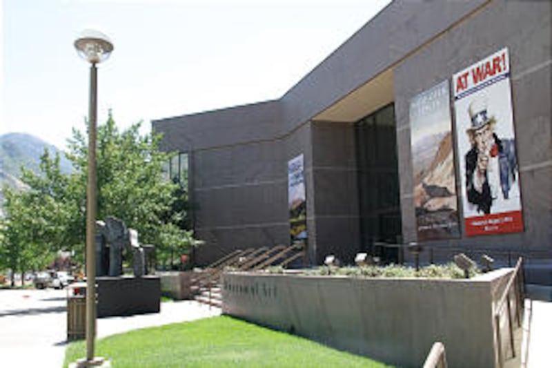 The BYU Museum of Art is hosting the Western-themed art exhibit "People in a Hard Land." The exhibi