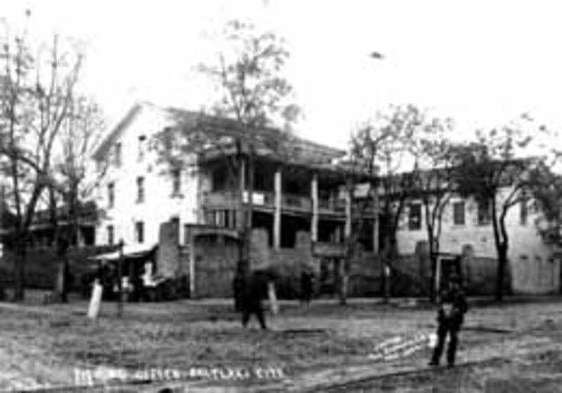 General Tithing Storehouse as it appeared when first used in mid-19th century.
