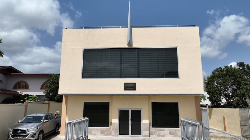 A new meetinghouse opened for members of the Curepe Ward in the Port of Spain Trinidad Stake of The Church of Jesus Christ of Latter-day Saints in Arima, Trinidad and Tobago, in July 2026.