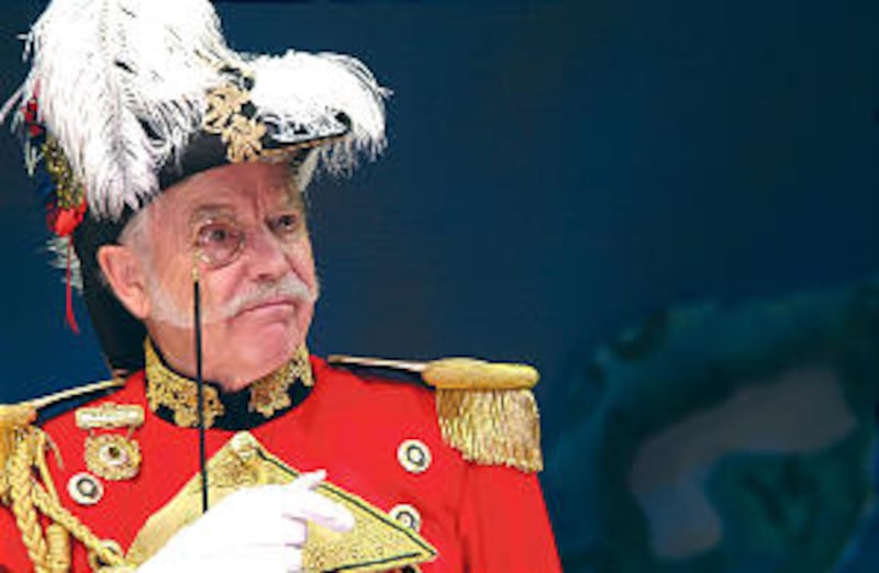 Fred Adams playing the role of Maj. Stanley in Pirates of Penzance during 2001 Utah Shakespearean Fe