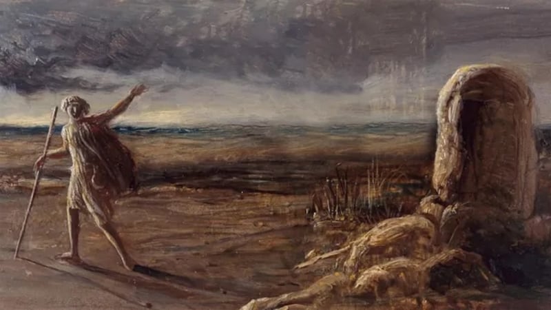 "Jacob at Bethel" is by James Smetham.