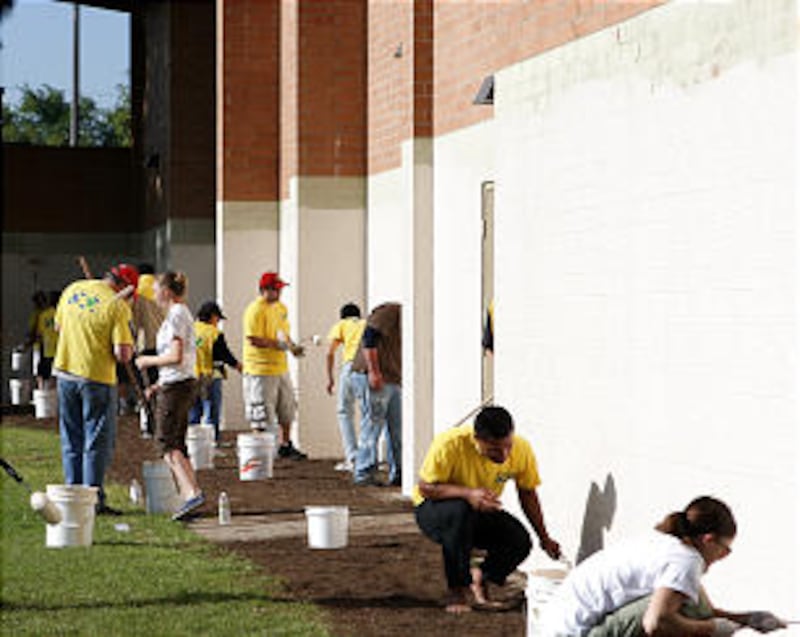 On Saturday, April 28, 2012, thousands of Mormons and other volunteers worked together to serve Cali